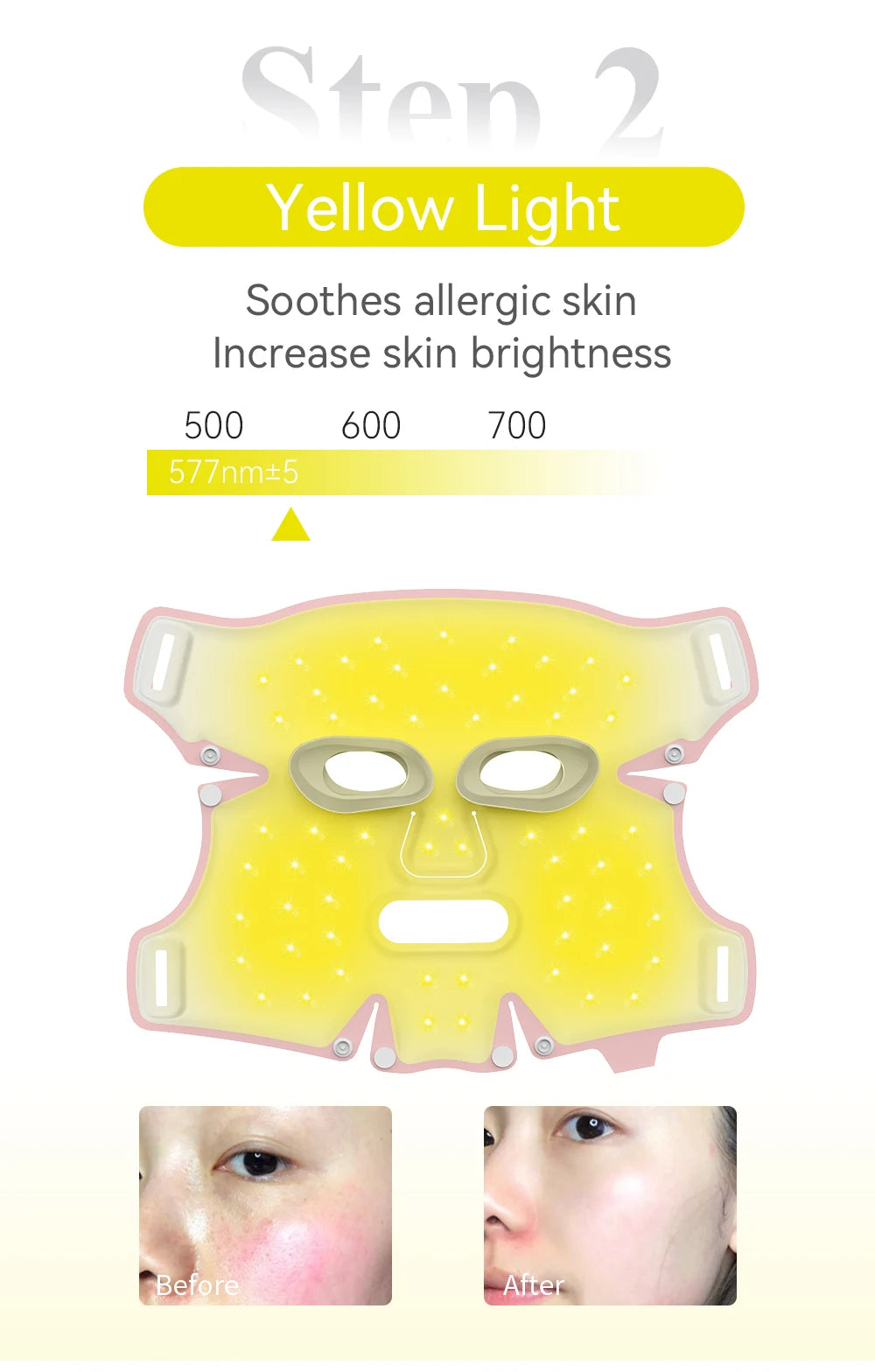 ANLAN LED Gesichtsmaske – 5 Farben für strahlend schöne Haut ✨