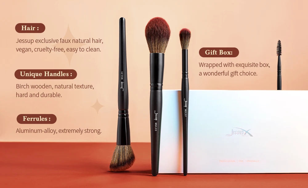 Jessup 21-teiliges Premium Make-up-Pinsel-Set – Dein Profi-Toolkit für makelloses Styling! ✨