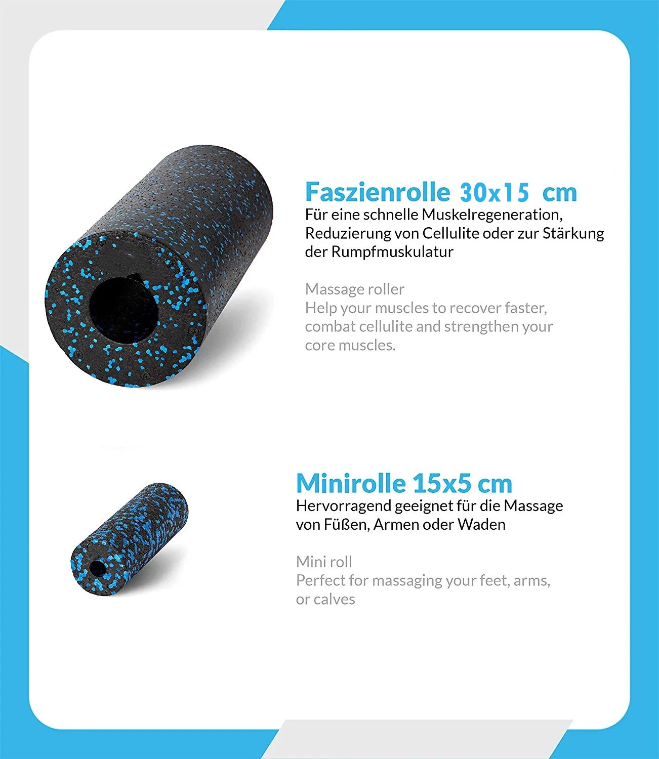Faszienmassage Schaumrollen-Set – Dein Profi-Regenerationskit