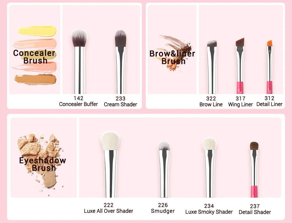 Jessup 25-teiliges Profi Make-up-Pinsel-Set – Dein All-In-One Beauty-Kit! ✨