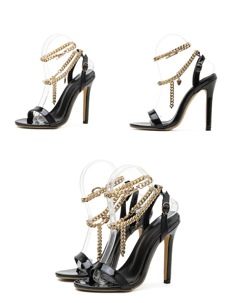 Chain Glam – Sommerliche Sandalen mit Wow-Faktor ✨