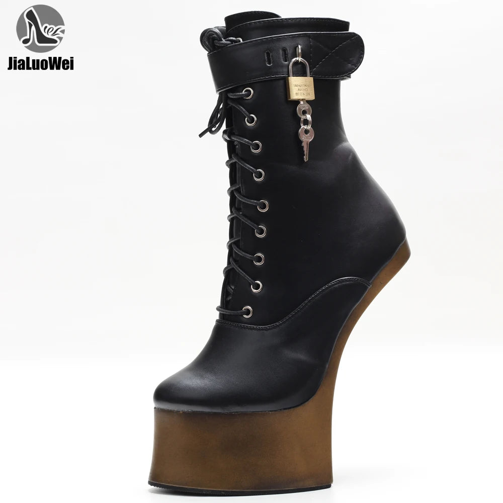 Fetish Ankle Platform Boots – Dominant. Elegant. Pure Power.