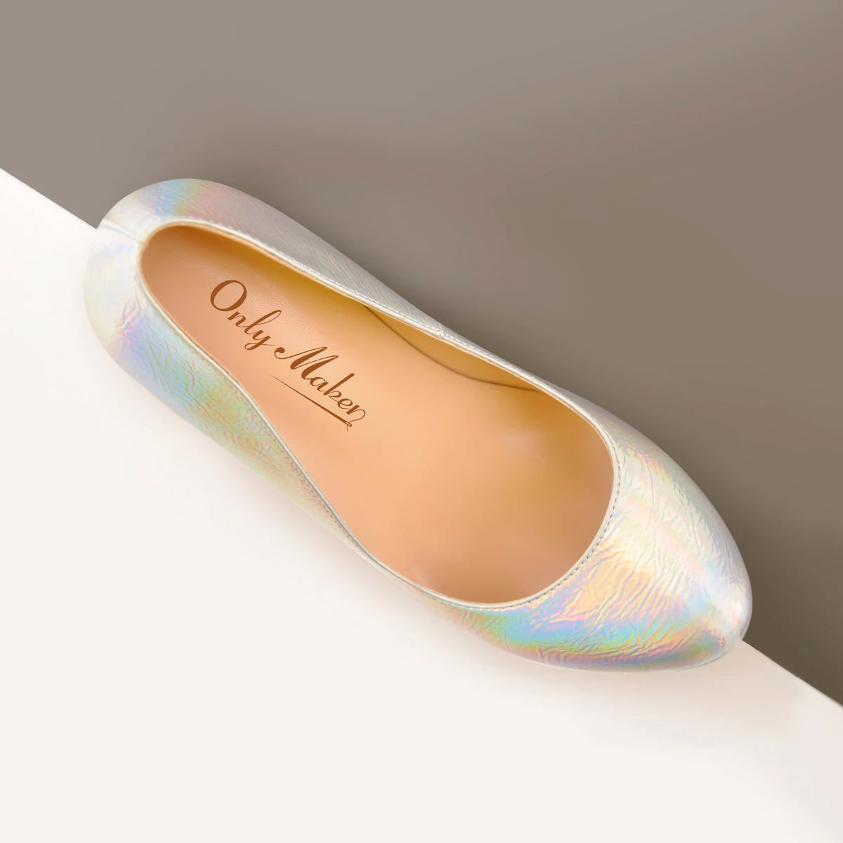 Onlymaker Frauen High Heel Plattform Stiletto Pumps – 16 cm Absatz in Silber