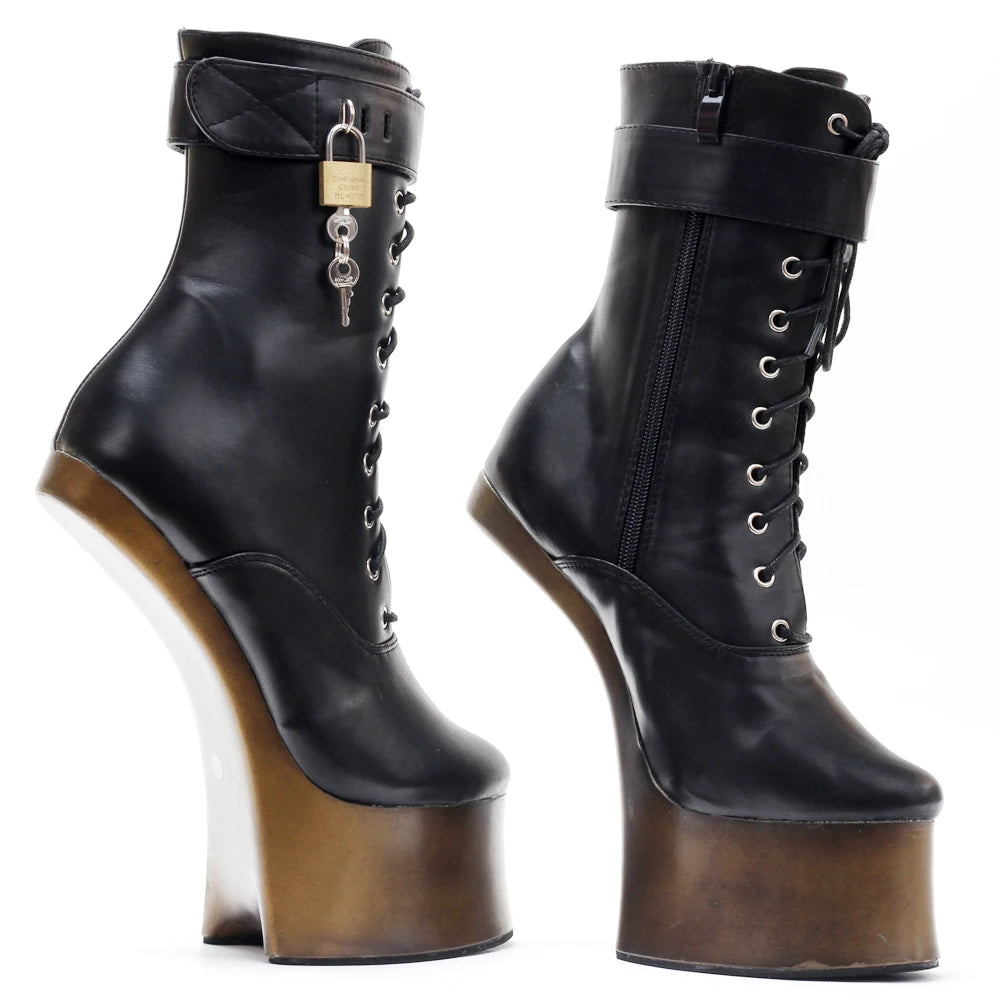 Fetish Ankle Platform Boots – Dominant. Elegant. Pure Power.