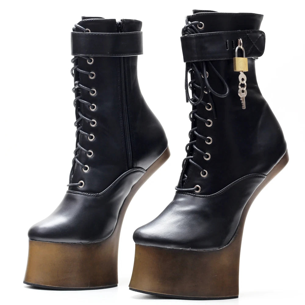 Fetish Ankle Platform Boots – Dominant. Elegant. Pure Power.