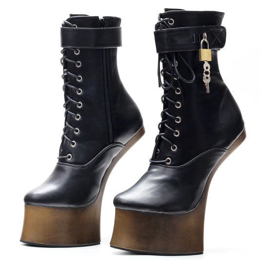 Fetish Ankle Platform Boots – Dominant. Elegant. Pure Power.
