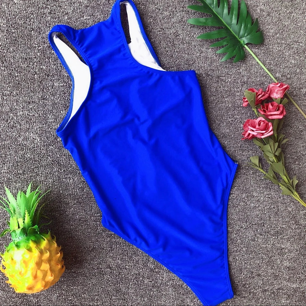 High-Cut Zipper Monokini – sportlich, sexy & raffiniert