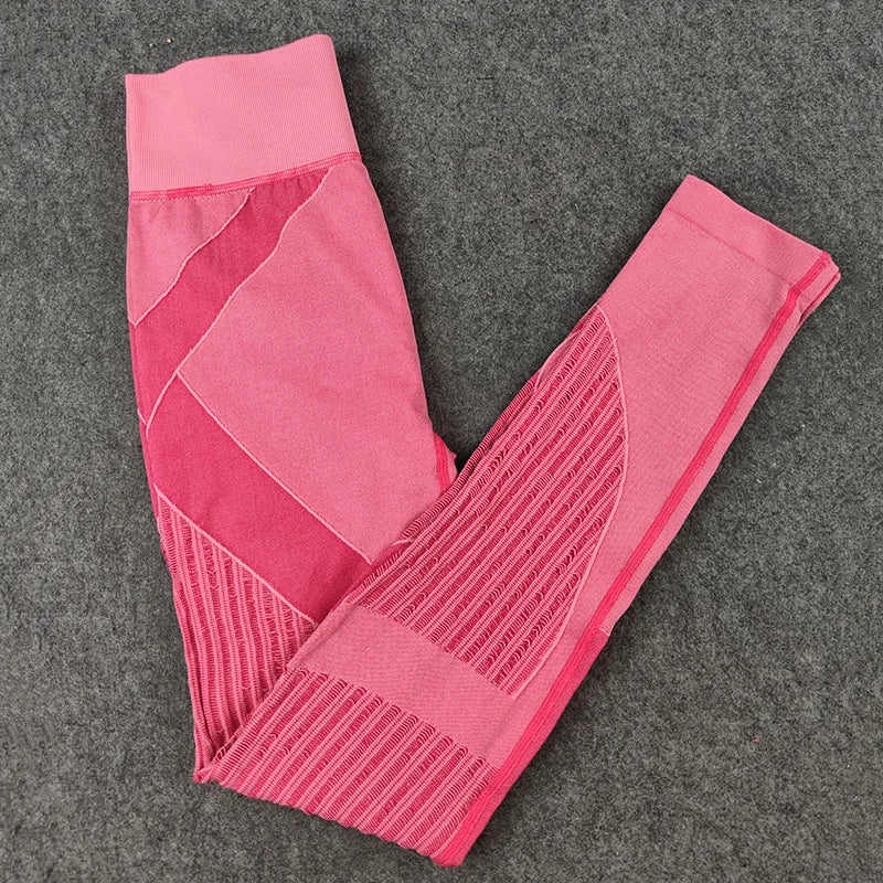 Nahtlose Leggings mit Mesh – High‑Waist Power für dein Workout