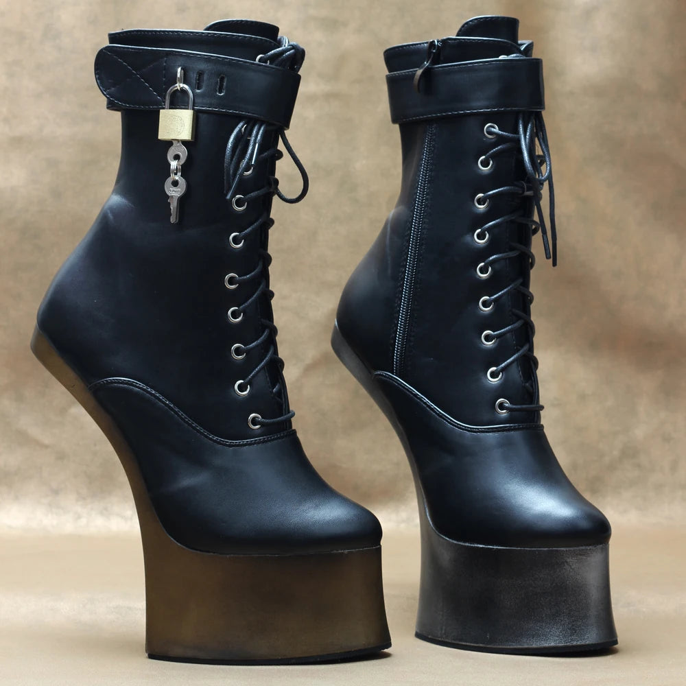 Fetish Ankle Platform Boots – Dominant. Elegant. Pure Power.