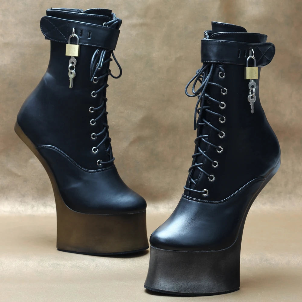 Fetish Ankle Platform Boots – Dominant. Elegant. Pure Power.