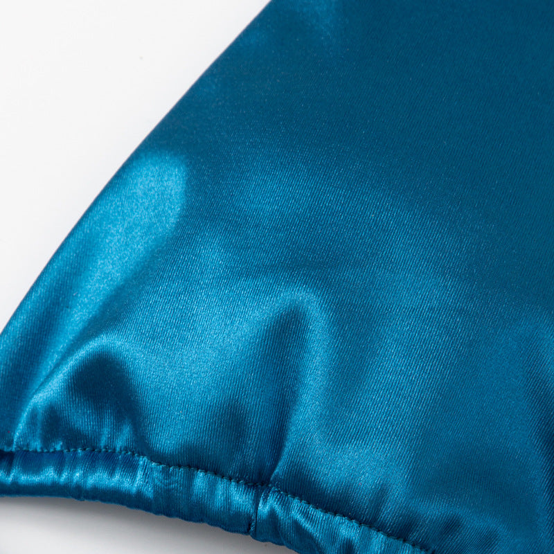 Metallic Satin Bikini-Set – glänzender Look mit brasilianischem Flair