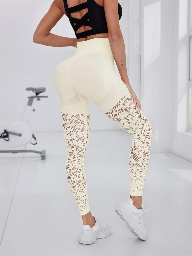 TRY TO BN Sport‑Leggings – Nahtlose Mesh‑Power für dein Workout