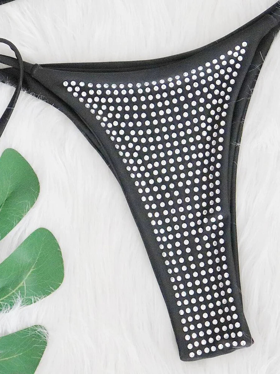 Glitzer Bikini-Set mit Pailletten – Glamour für Strand & Pool