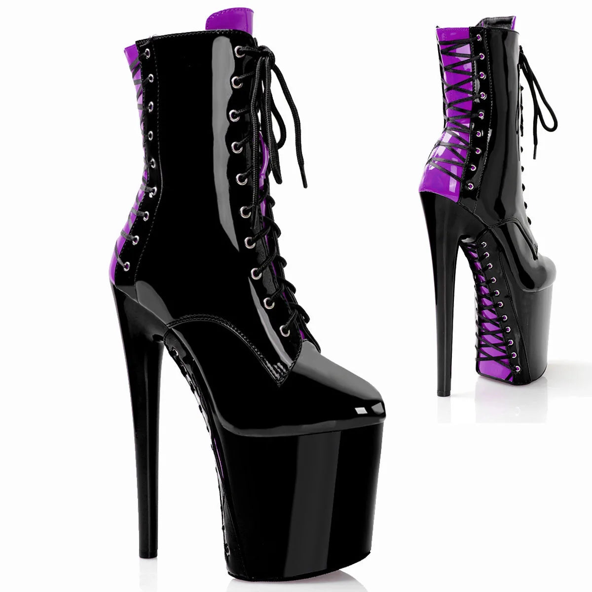 Shiny Shock Boots – Fetish Glam in deiner Farbe
