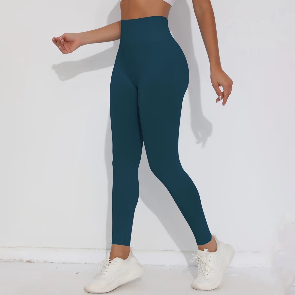 V-Butt Yoga Leggings – High-Waist Fitnesshose mit Push-Up-Effekt