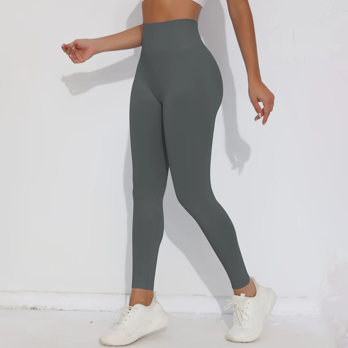 V-Butt Yoga Leggings – High-Waist Fitnesshose mit Push-Up-Effekt
