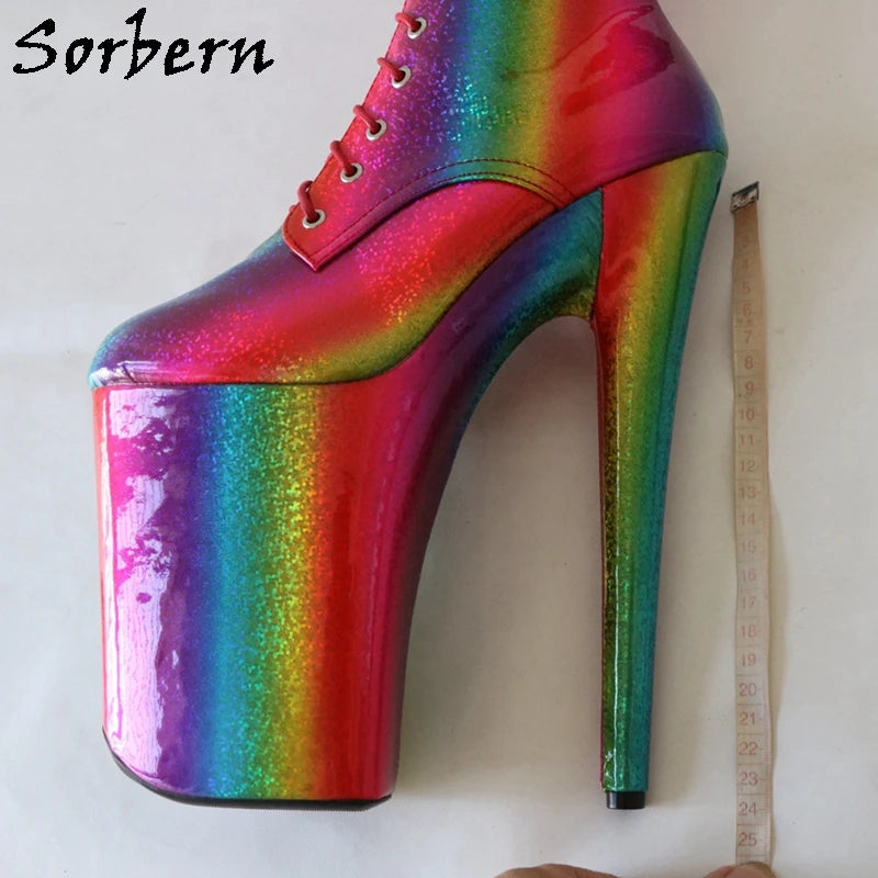 SORBERN Rainbow Booties – Loud, Proud & Sky-High