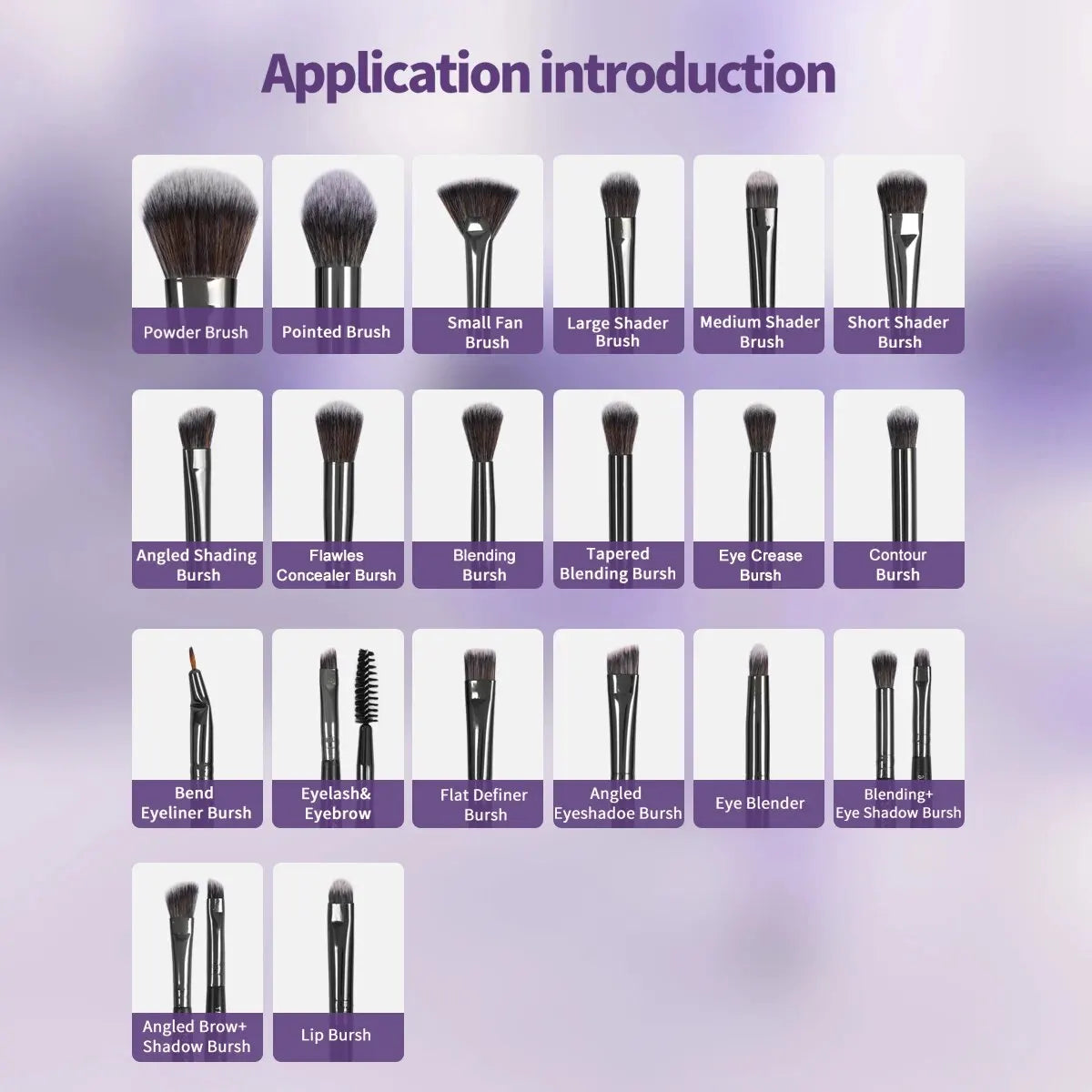 Maange 20-teiliges Profi-Make-up-Pinselset – Dein Beauty-Kit für makelloses Finish! ✨