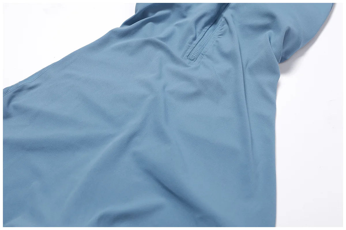 Zipper Yoga Overall – Figurbetonter Sport-Overall für Fitness, Pilates & Workout