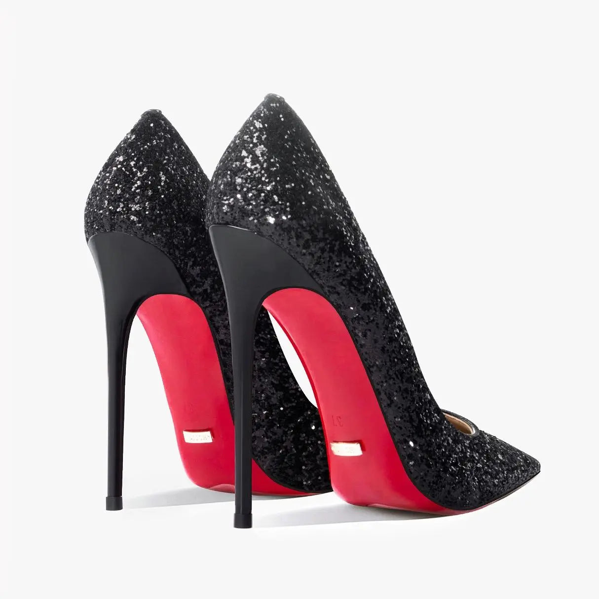 Glitter Red Bottom Heels – Shine bright, walk bold