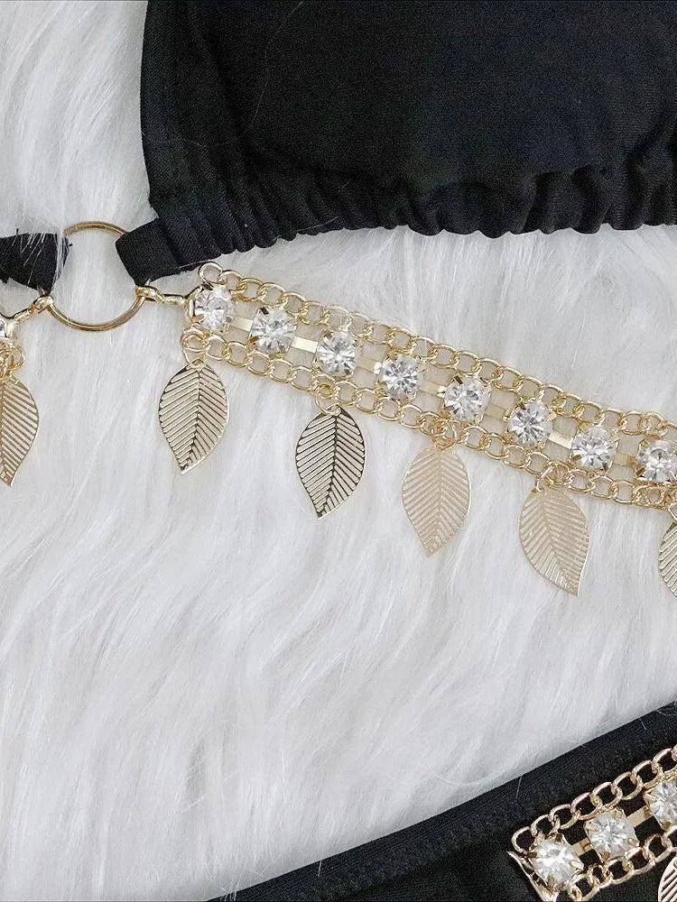 Wrap-Diamant Bikini – verführerisch, glänzend & voll im Trend