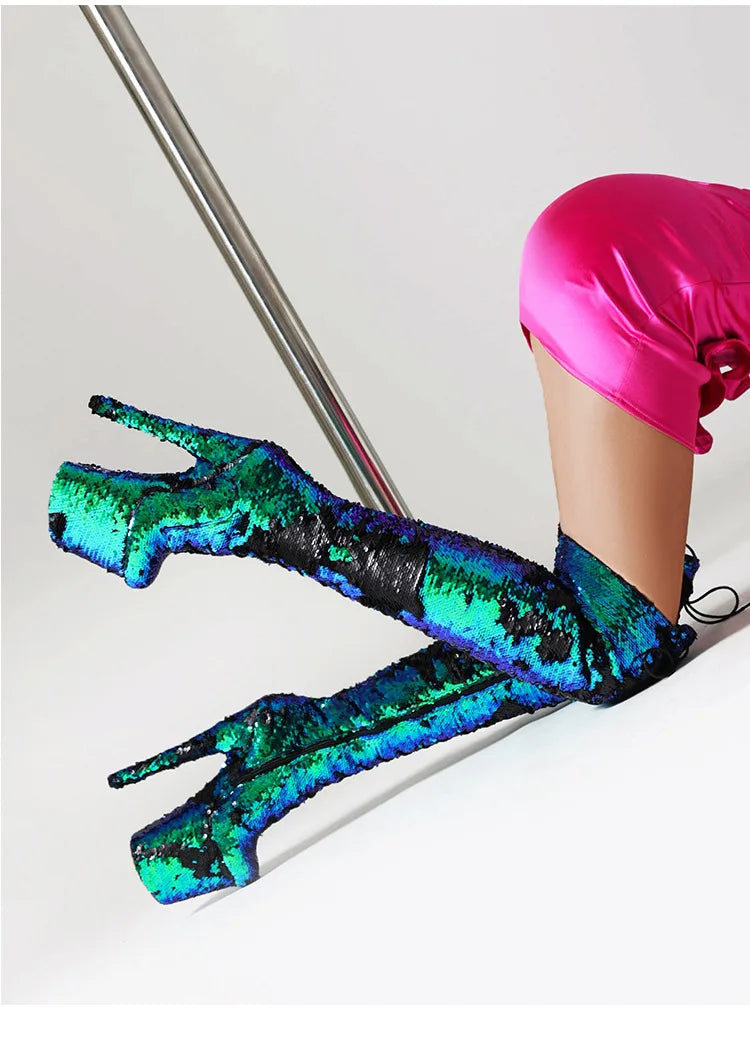 Sequin Overknees – Bling it. Own it. Werk it.