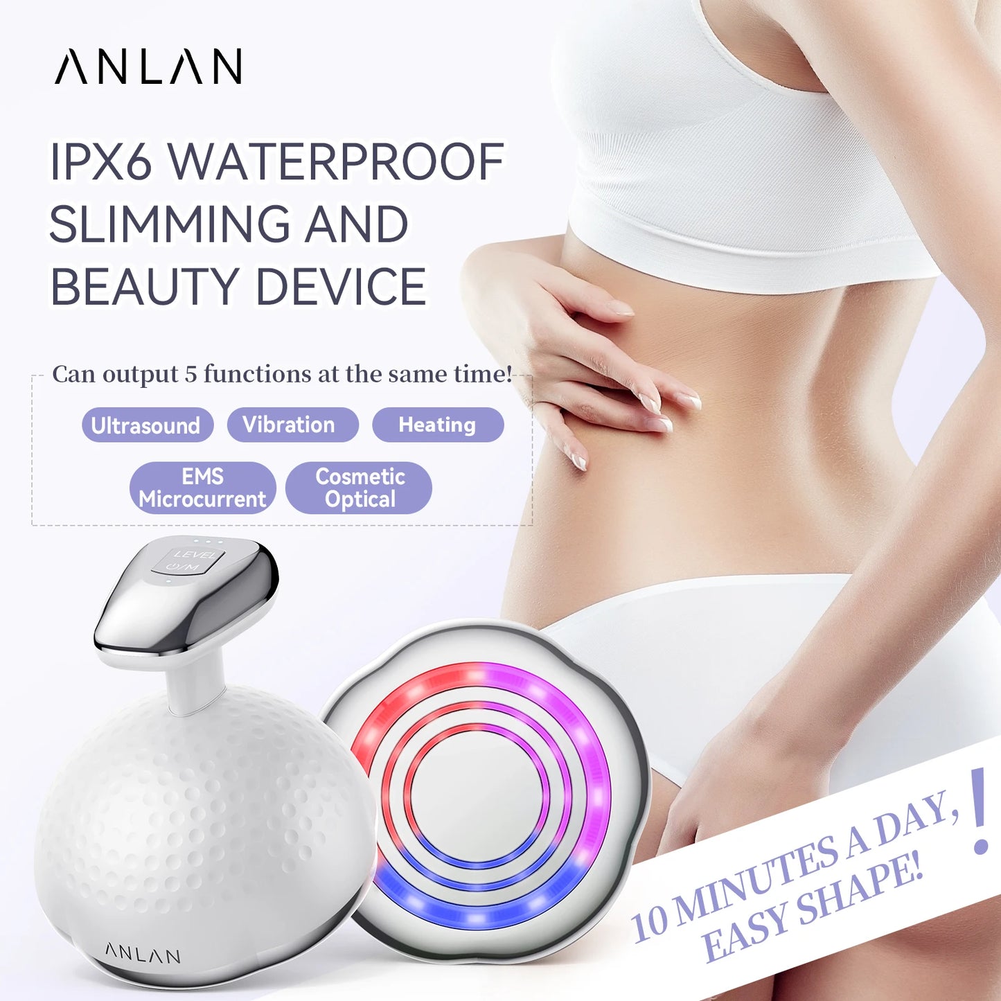 ANLAN 5-in-1 Slimming Device – Forme deinen Body. Spür die Technik.