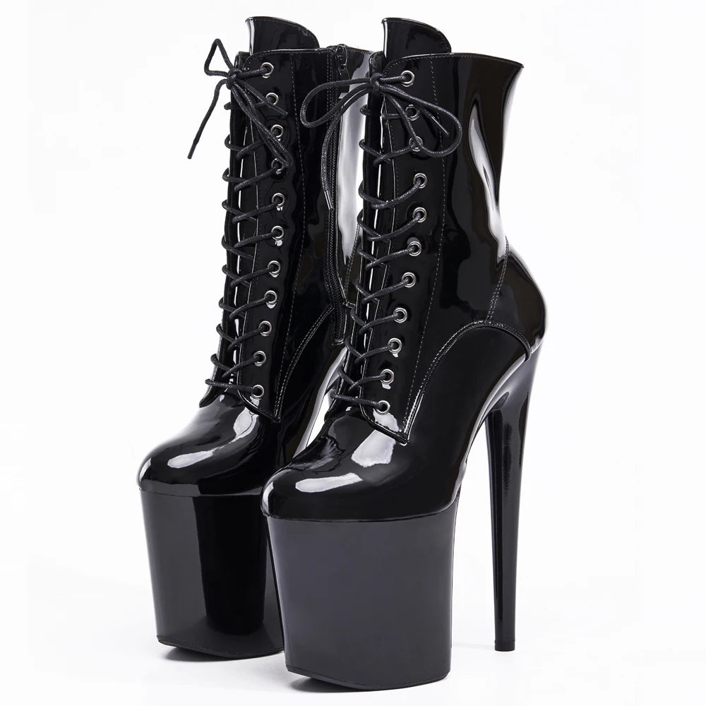 Plateau Lace-Up Stiefel – Perfekte Performance & Sexy Look