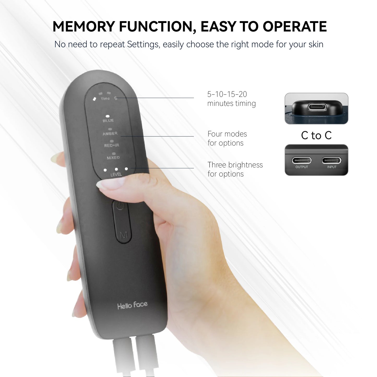 HALLO L6 Faltbare LED-Maske – Dein Beauty-Studio für zu Hause! 🌈