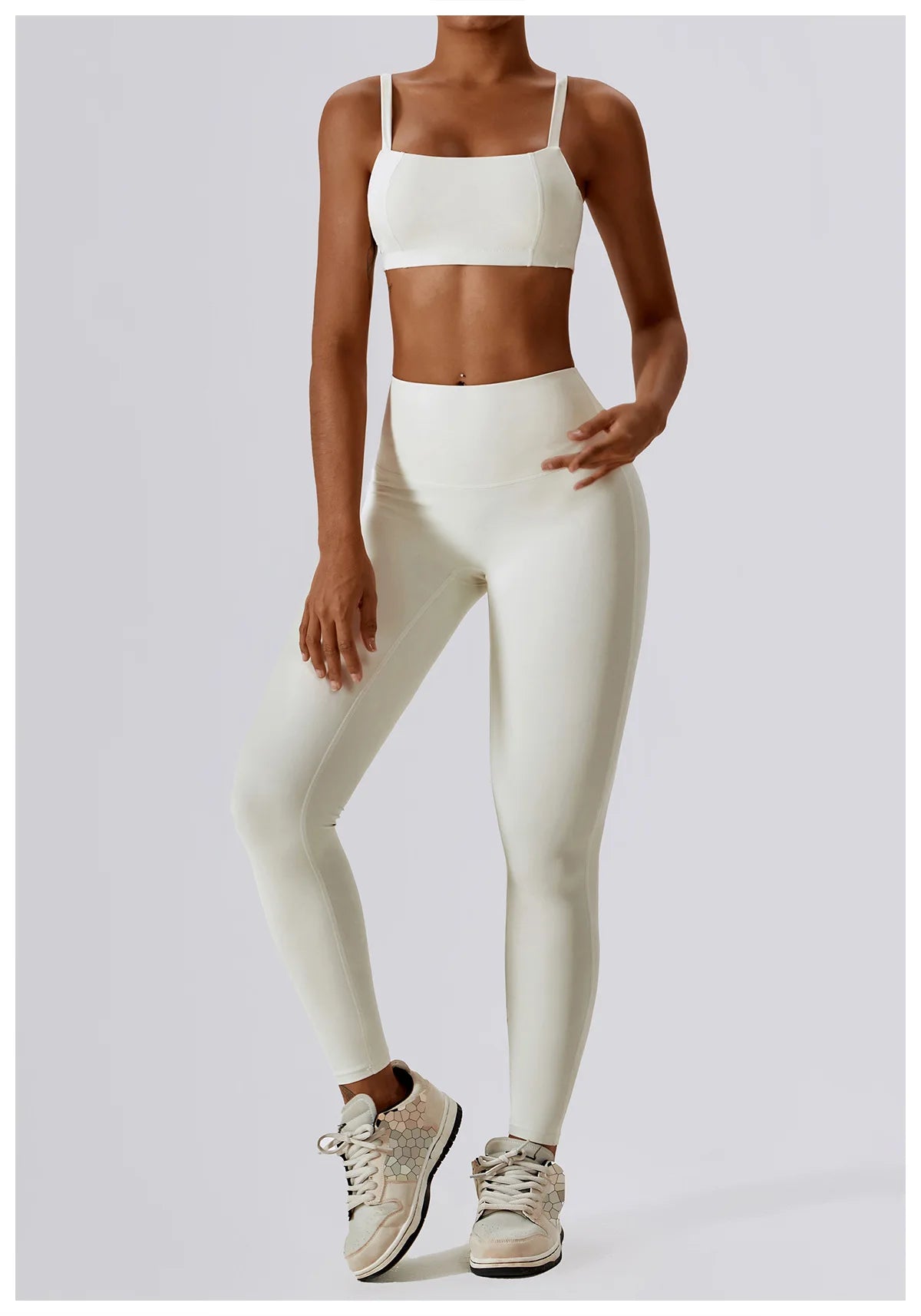 2-teiliges Yoga-Set – Nude Feel für Höchsten Komfort und Stil