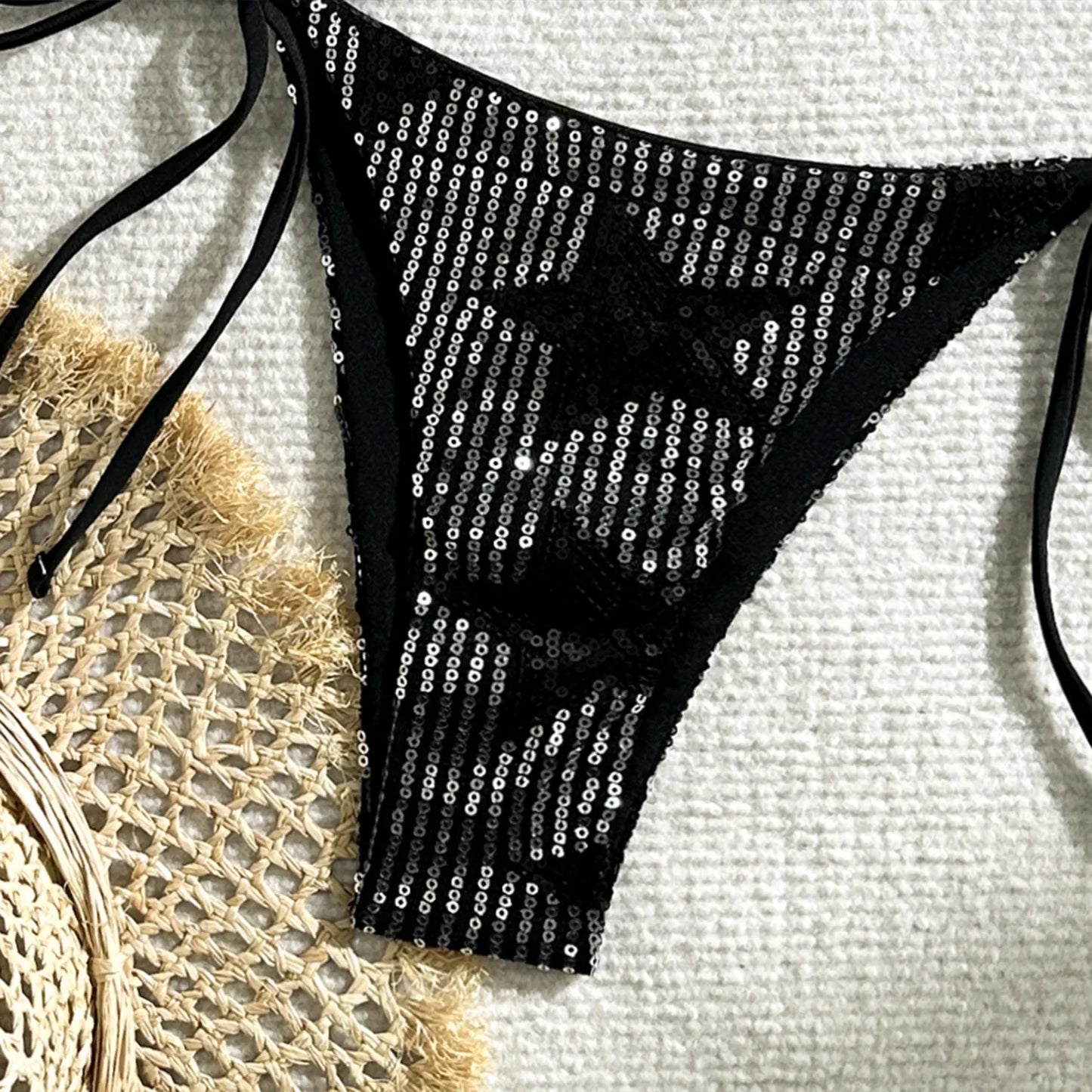 Star Pailletten Bikini – funkelnd, brasilianisch & voller Summer-Vibes