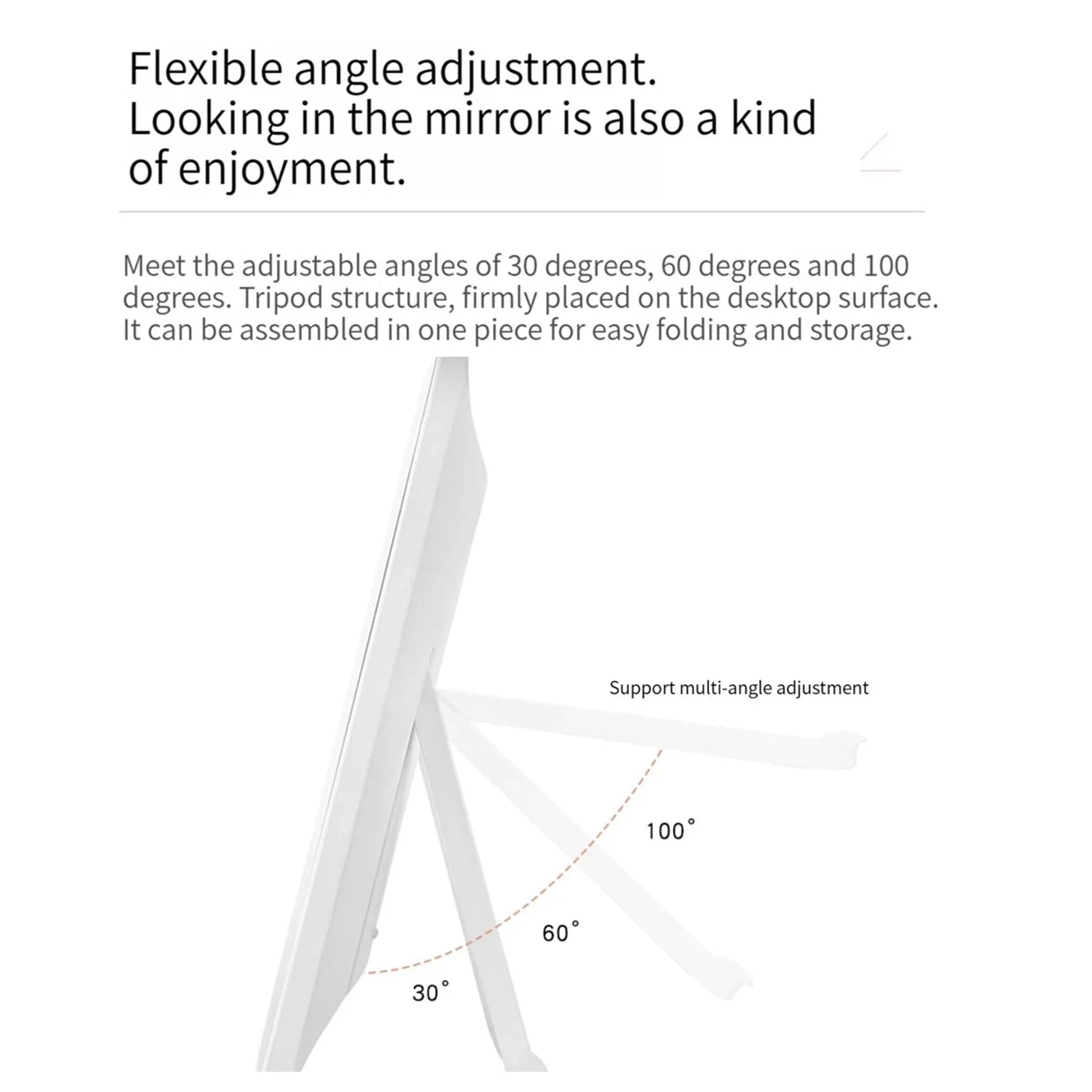 LED Schminkspiegel mit Ständer – Dein strahlender Begleiter