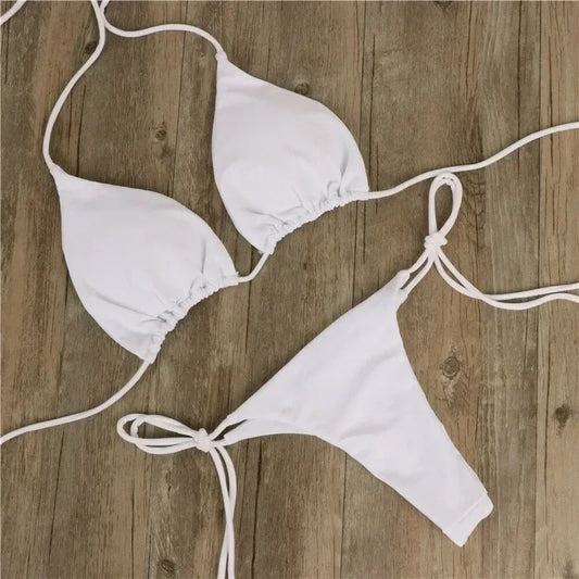 Seitlich gebundener G-String Bikini – minimalistisch, feminin & ultra sexy