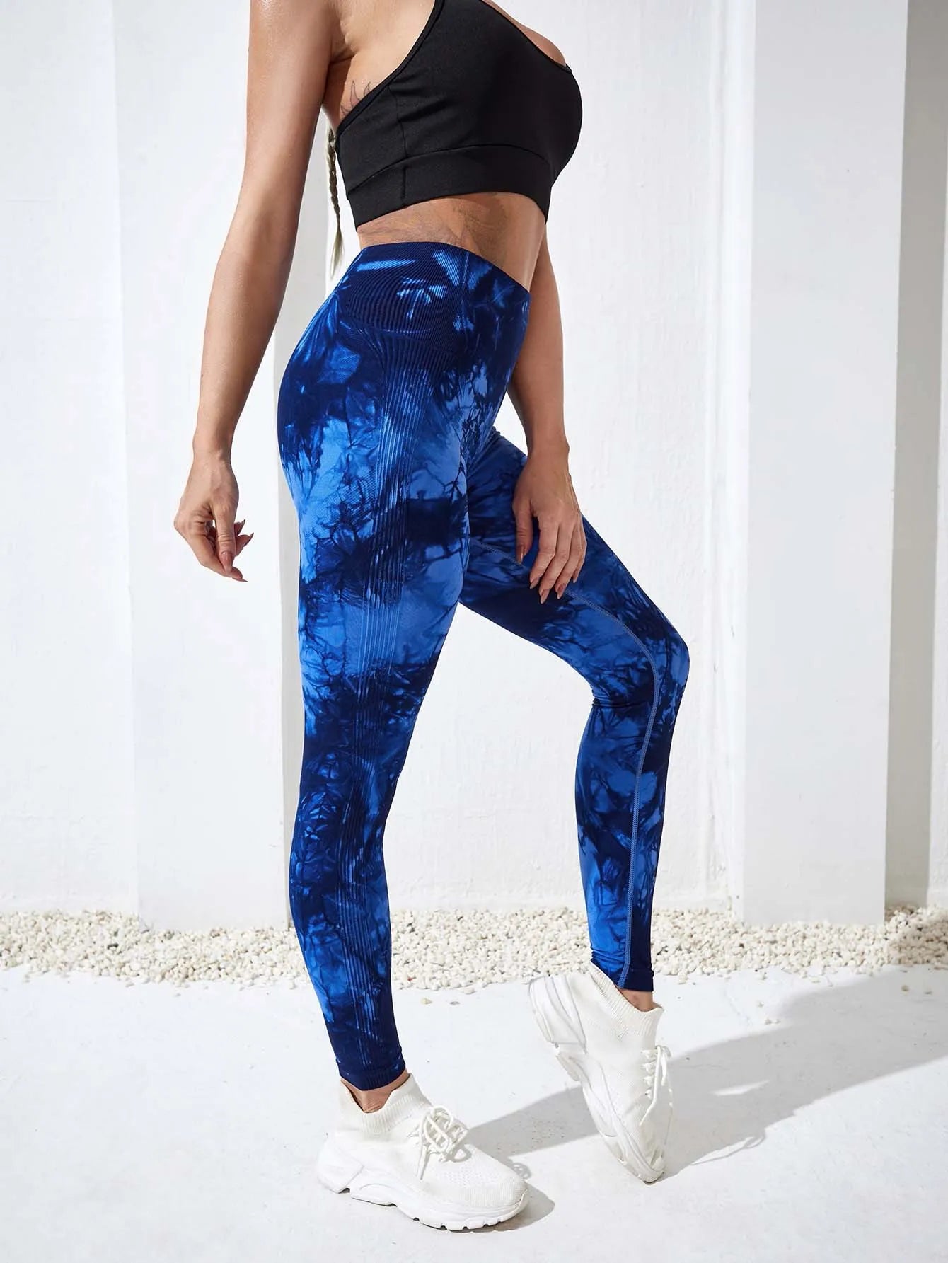 Tie-Dye Yoga Leggings – Stylisch, Figurformend & Super Bequem