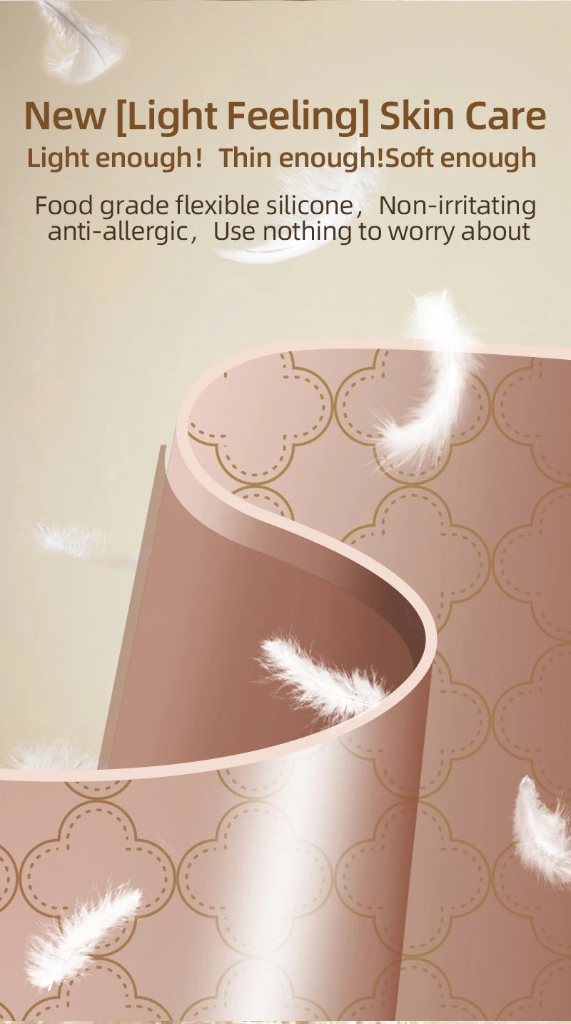 4-in-1 Rote LED-Lichttherapie Maske – Flexible Silikonmaske für Hautverjüngung & Anti-Aging