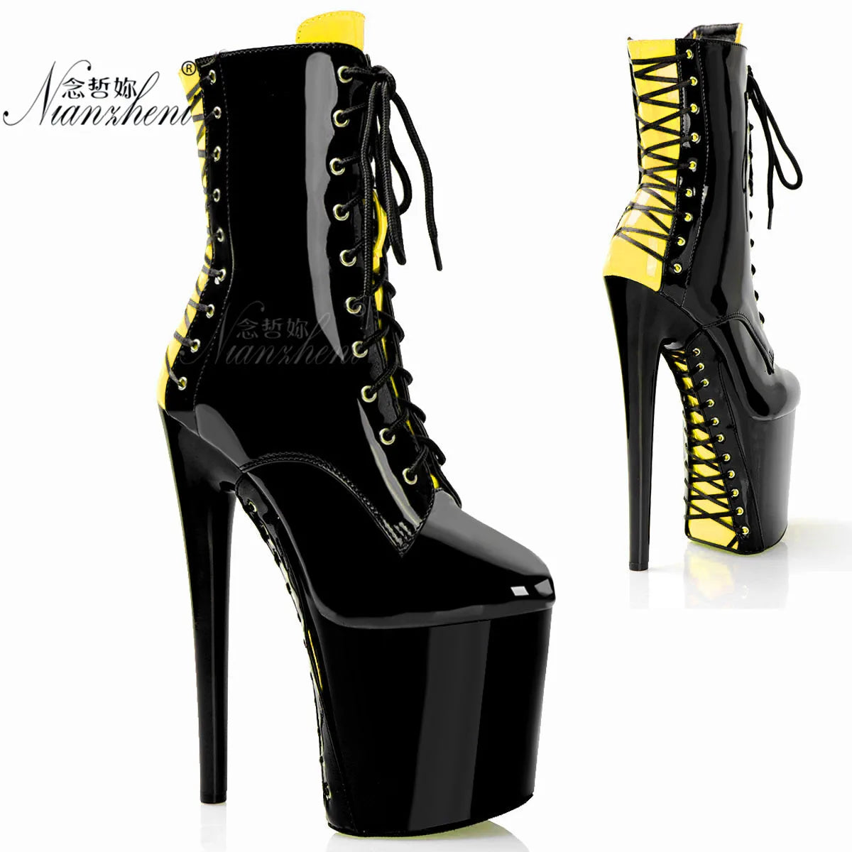 Shiny Shock Boots – Fetish Glam in deiner Farbe