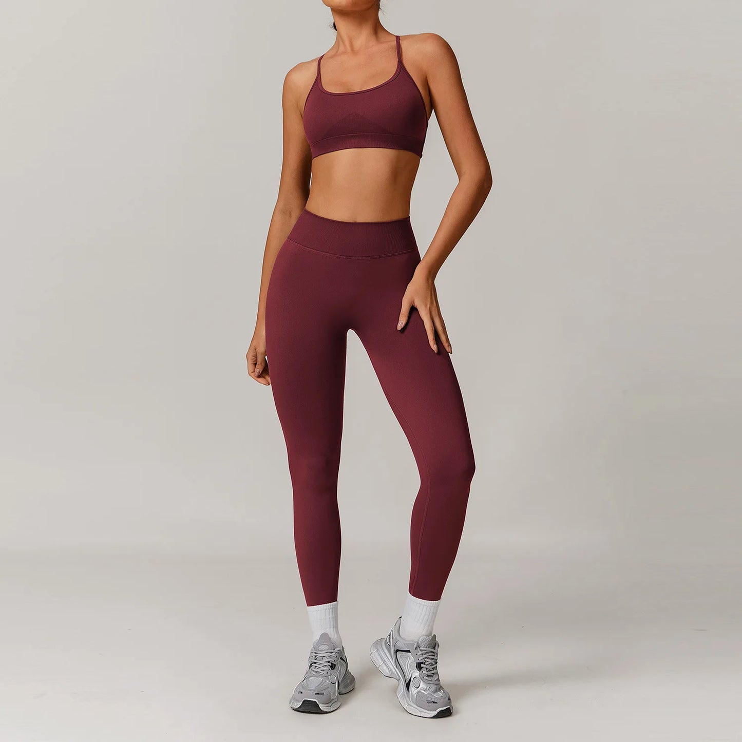 Power Look fürs Workout 💪 2-teiliges Seamless Yoga Set