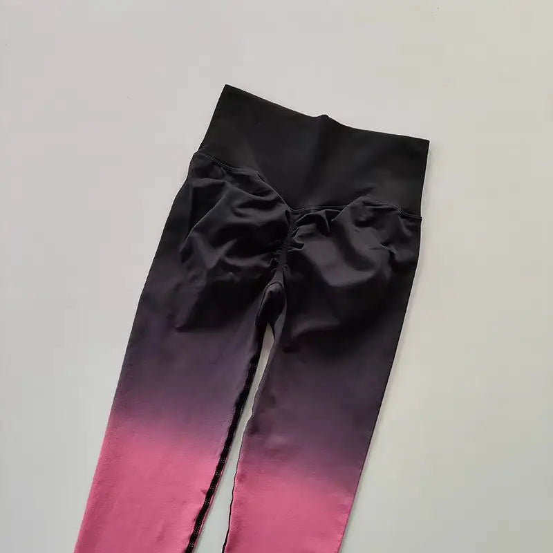 Gradient Goals – Seamless Push-Up Leggings 💫