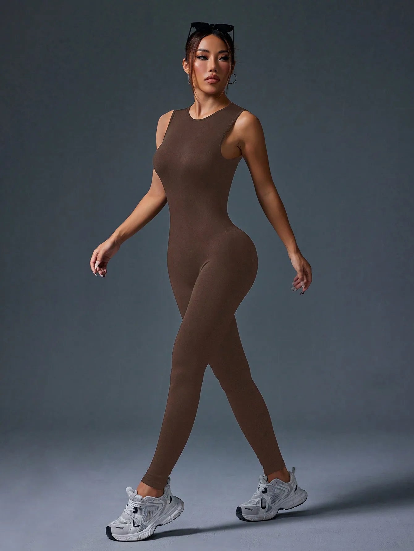 Seamless Zipper Jumpsuit – Sleek. Strong. Stunning.