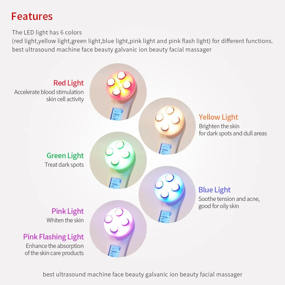 EMS & LED Photon Beauty Gerät – Für straffe Haut und strahlenden Teint