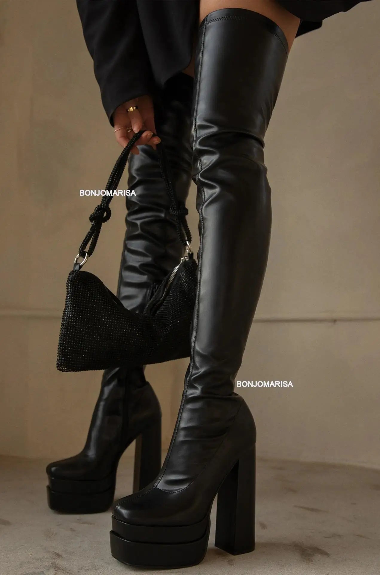 Double Platform Overknees – Bold, chunky & made to turn heads