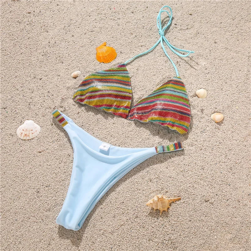 Jeweled Diamant Bikini – sexy, funkelnd & perfekt für auffällige Beach-Looks