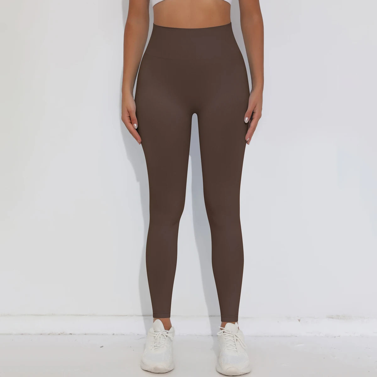 V-Butt Yoga Leggings – High-Waist Fitnesshose mit Push-Up-Effekt