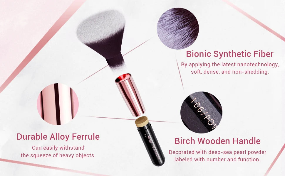 Jessup Professionelles 25-teiliges Make-up-Pinsel-Set – Dein Rundum-Glam-Kit! ✨