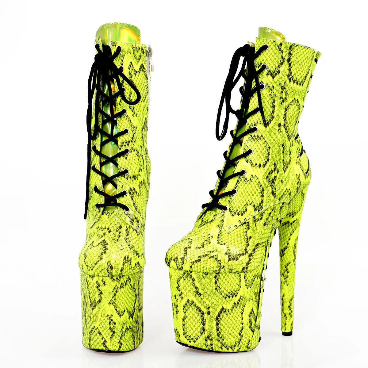 Snake Skin Stiletto Boots – Wild. Hoch. Unverschämt gut.