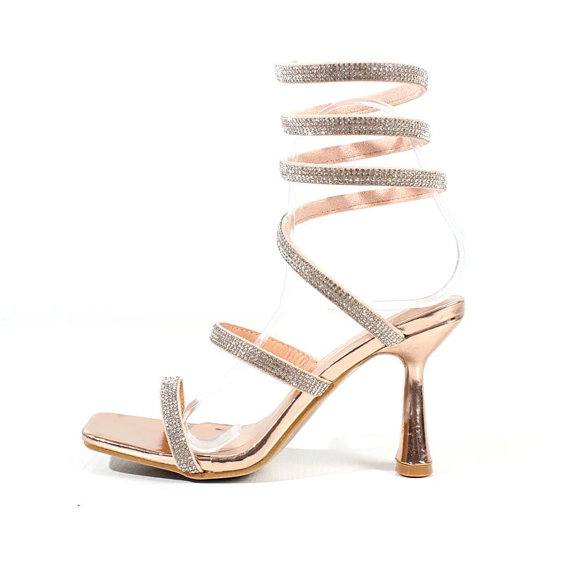 Crystal Snake Heels – Sinnlich, verspielt & wild wie der Sommer