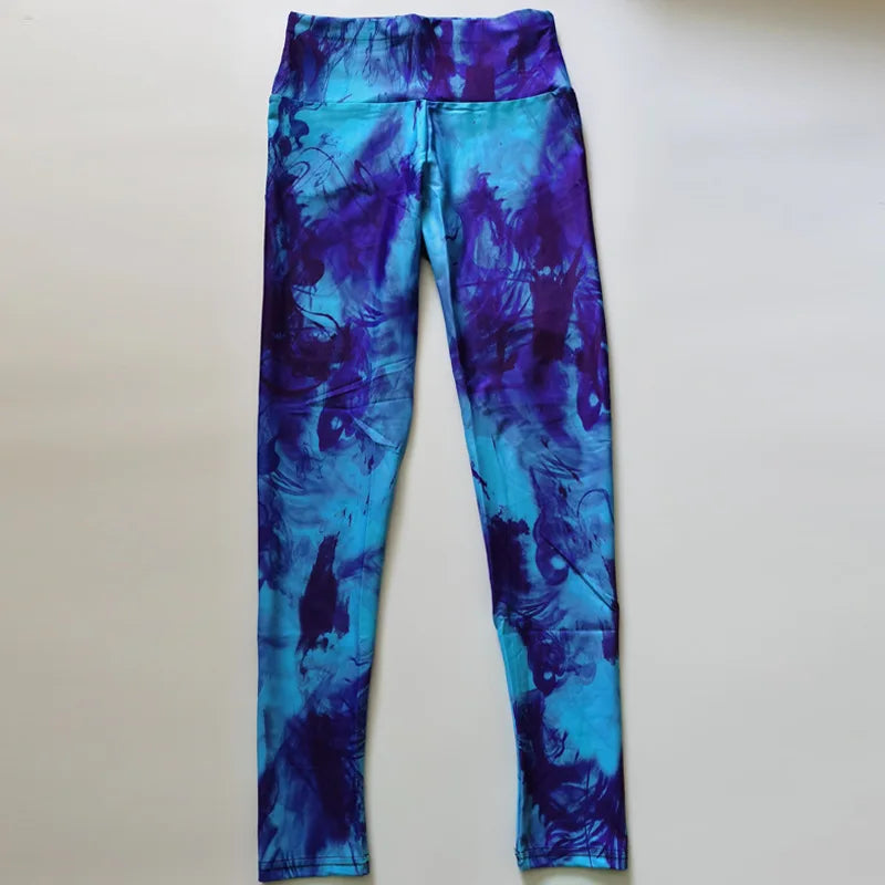 Tie‑Dye High‑Waist Stretch Leggings – Dein bunter Fitness‑Boost