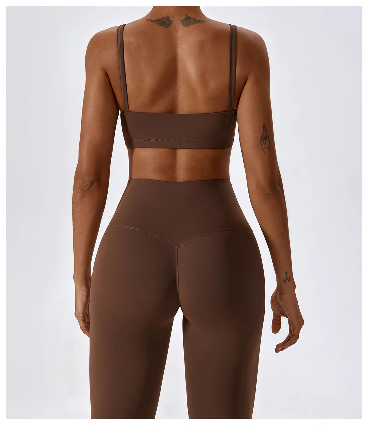 2-teiliges Yoga-Set – Nude Feel für Höchsten Komfort und Stil