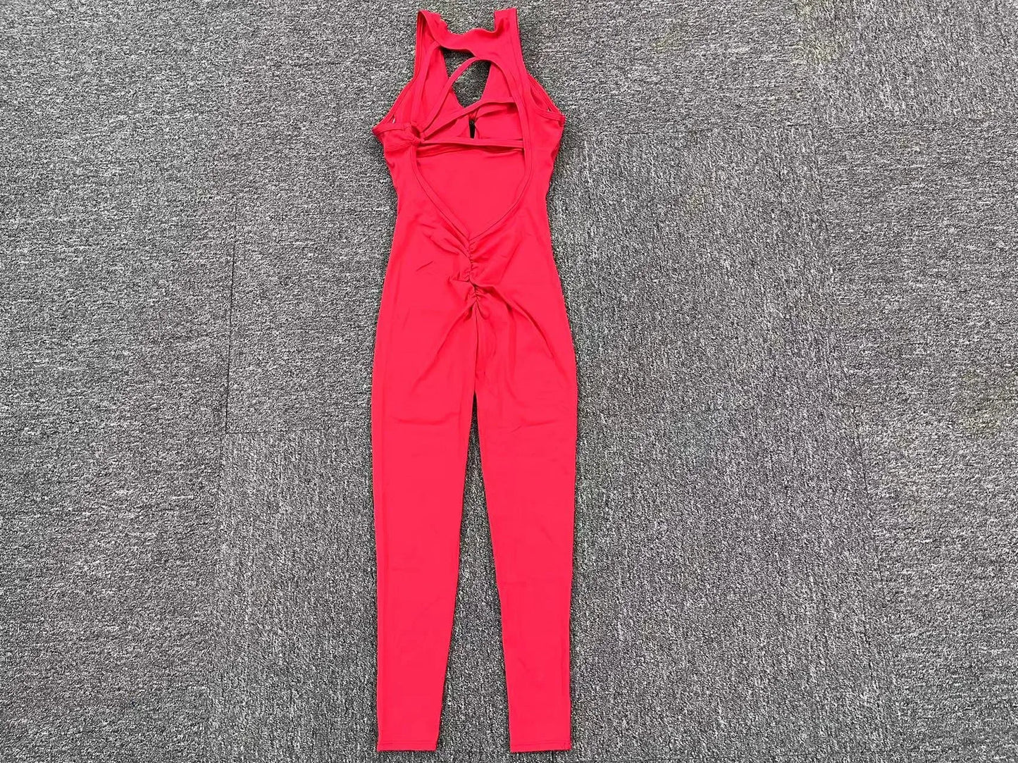 Rückenfreier Yoga-Overall – Stylischer Einteiler für Sport & Fitness