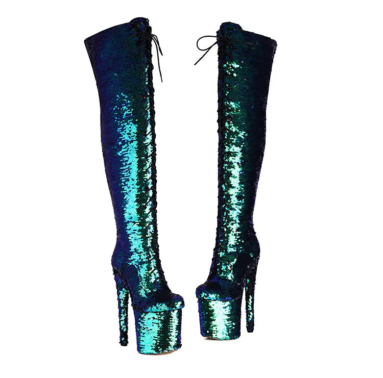 Sequin Overknees – Bling it. Own it. Werk it.